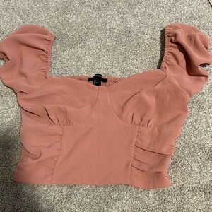 Pink crop top